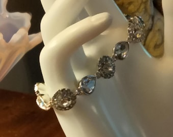 Givenchy Rhinestone Bracelet - Elegant, Like New Condition