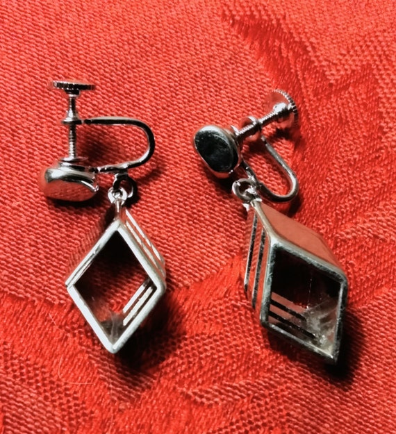 Alice Caviness beautiful silver earrings, rare Al… - image 3