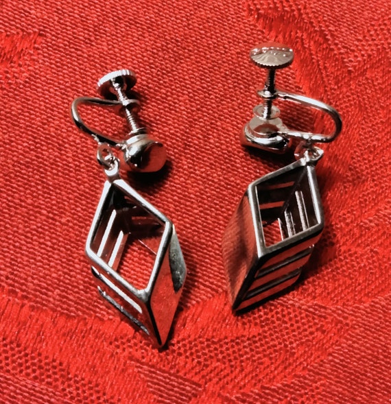 Alice Caviness beautiful silver earrings, rare Al… - image 4