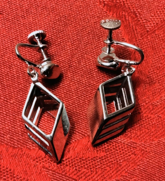 Alice Caviness beautiful silver earrings, rare Al… - image 2