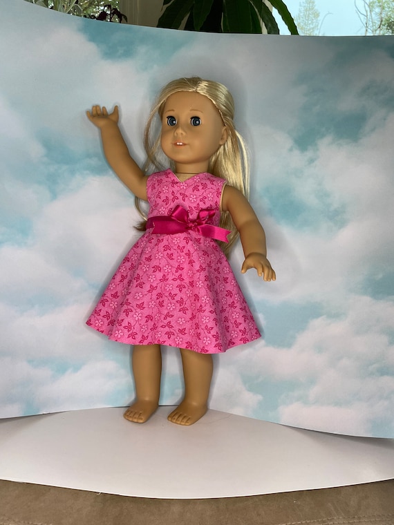 18 Inch Doll Dress Designed and Handmade to Fit American Girl Doll
