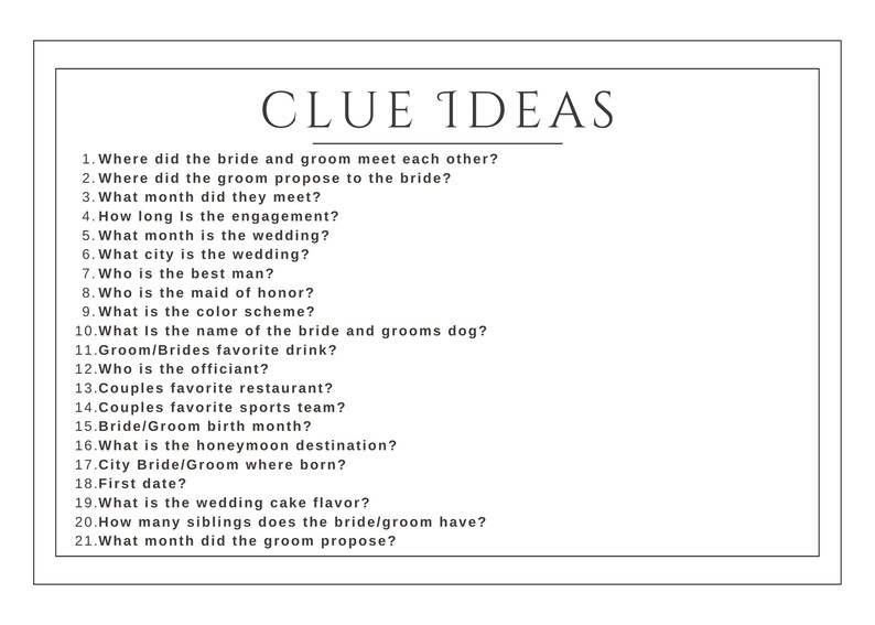 Custom Crossword Puzzle, Crossword Puzzle, Wedding Activity, Lawn Games, Wedding Crossword