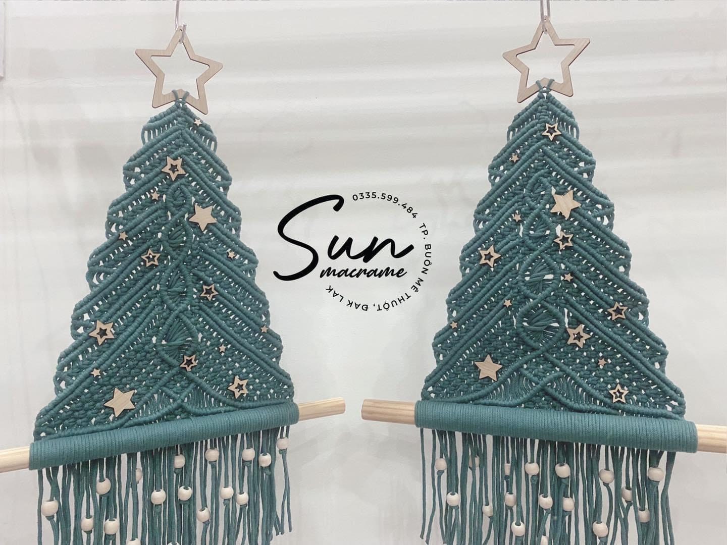 New Macrame Christmas Tree, Top Gift for Family, Holiday Tree, Boho