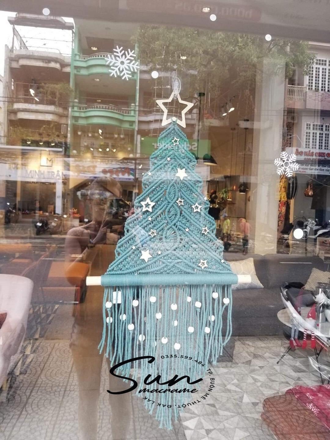 New Macrame Christmas Tree, Top Gift for Family, Holiday Tree, Boho