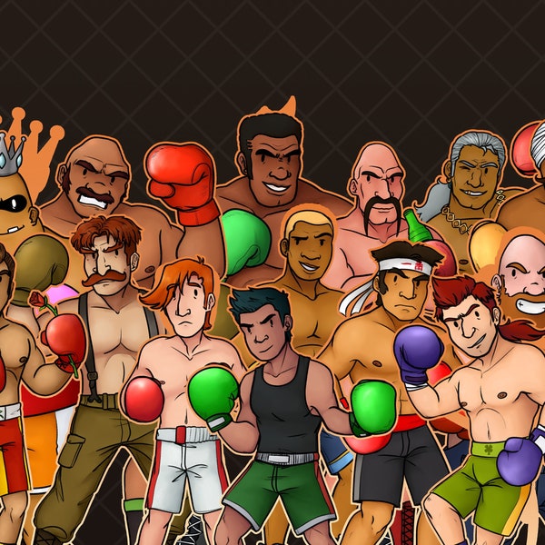 Punch-Out!! Acrylic Charms