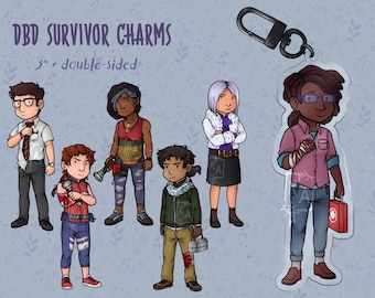 Survivor Acrylic Charms - Dead By Daylight