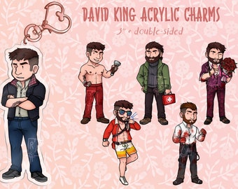 David King Acrylic Charms - Dead By Daylight