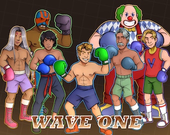 Super Punch-Out!! Acrylic Charms - WAVE ONE