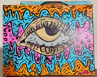 Drippy Eye Painting