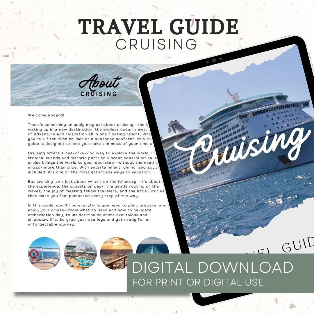Cruise Travel Guide Cruise Planner Cruising Itinerary Printable Travel ...