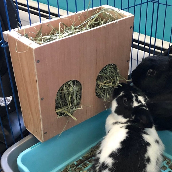 Rabbit Hay Feeder Etsy