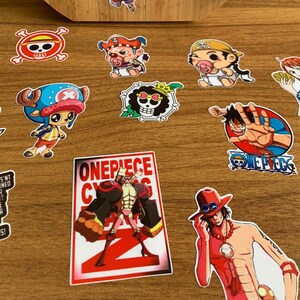 One piece sticker, Monkey D.Lufy Sticker, Usopp Sticker, Sticker Funny,