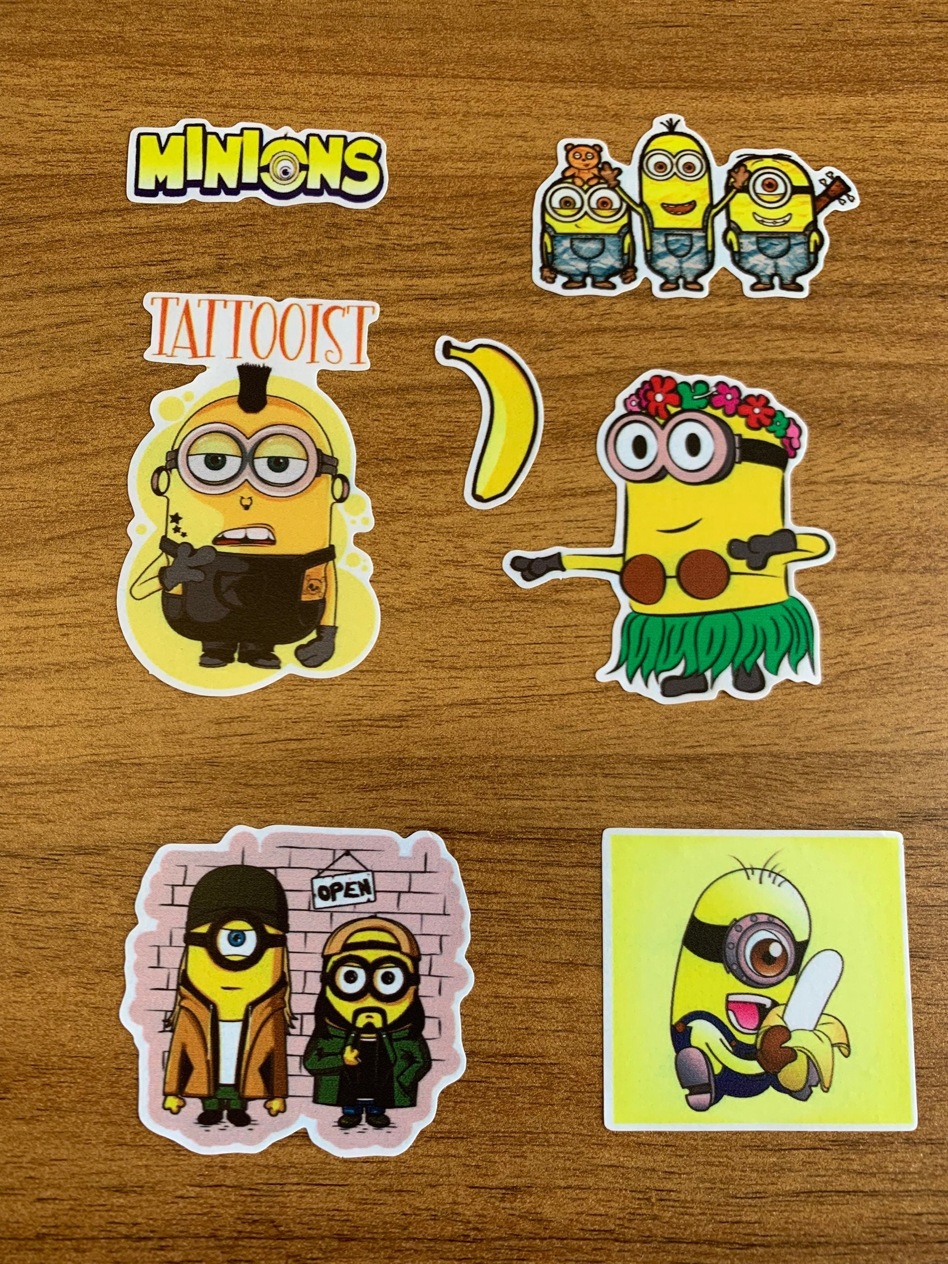 Despicable Me Minions Stickers and Tattoos Party Favors Bundle ~ 75 Minions  Temporary Tattoos and 100 Minions Stickers for Kids (Minions Party Favors)