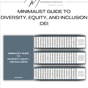 Minimalist Guide to Diversity, Equity, and Inclusion - Leadership Training for DEI in the Workplace