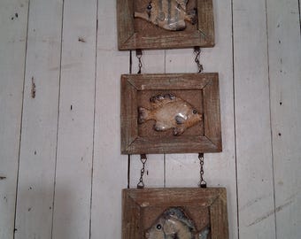 Vintage Fish Wall Decor
