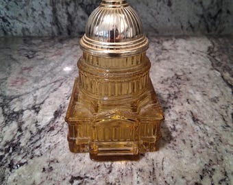 1970's Avon The Capital Building Collectible Cologne Bottle