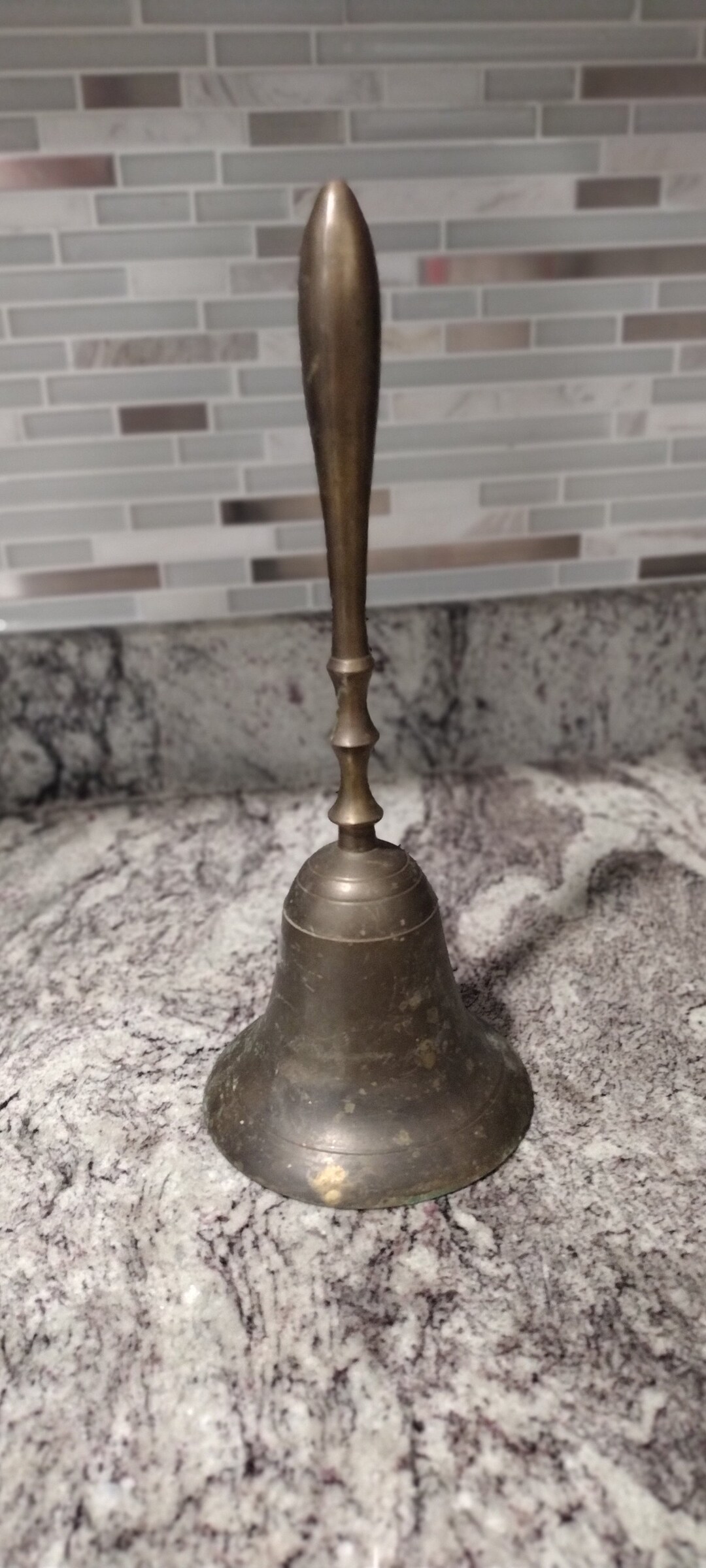 Vintage Brass School House Bell Etsy