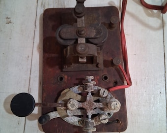 Vintage Morse Code Telegraph Military Signal
