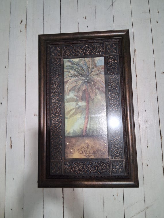Kirklands Framed Picture of Palm Tree - Etsy