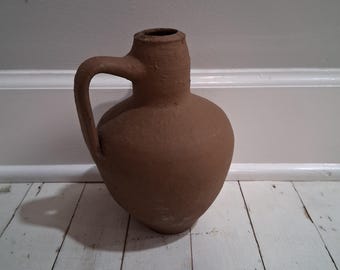 Vintage Pottery, Clay, Jug, Earthware