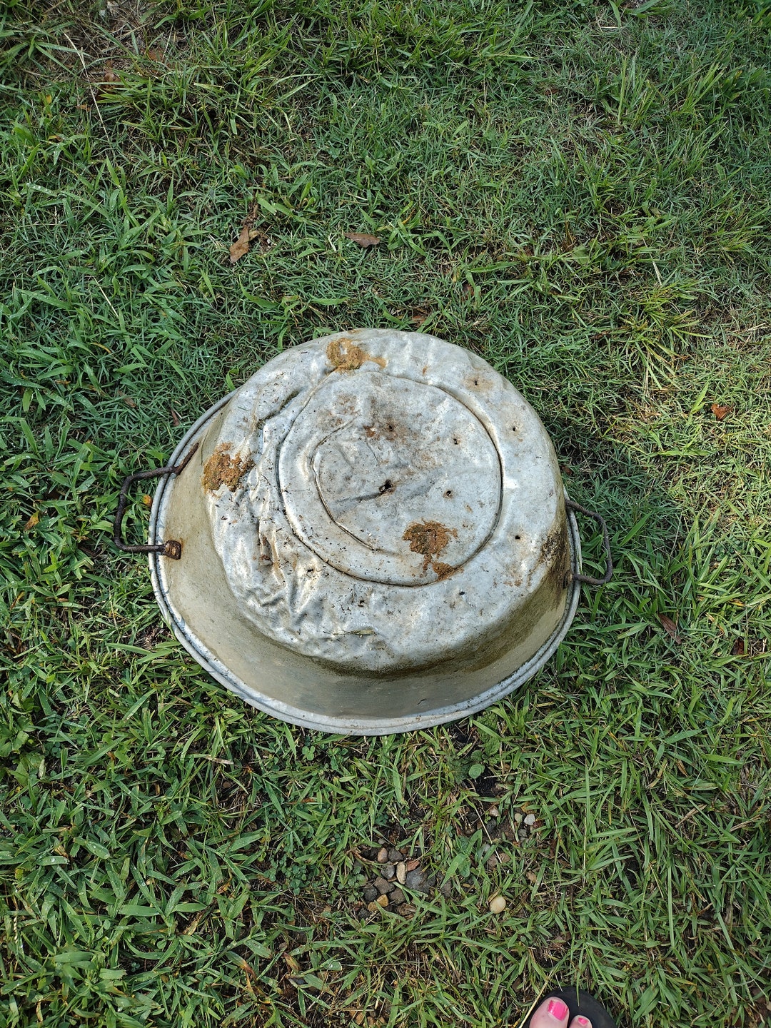 Vintage Metal Dish Pan, Wash Pan Etsy
