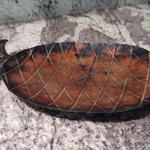 Vintage Metal Pineapple Tray, Platter, Dish
