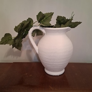 Vintage White  Ceramic Vase