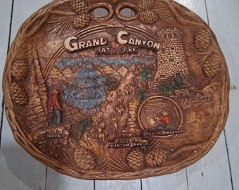 Vintage  Grand Canyon National Park Taco Souvenir Tray