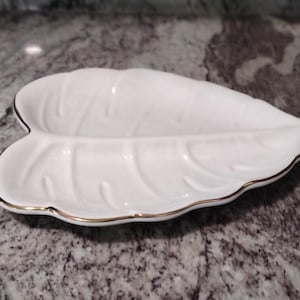 Vintage Tabitha Brown Leaf Plate Dish