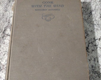 Vintage 1936 Gone With the Wind book.