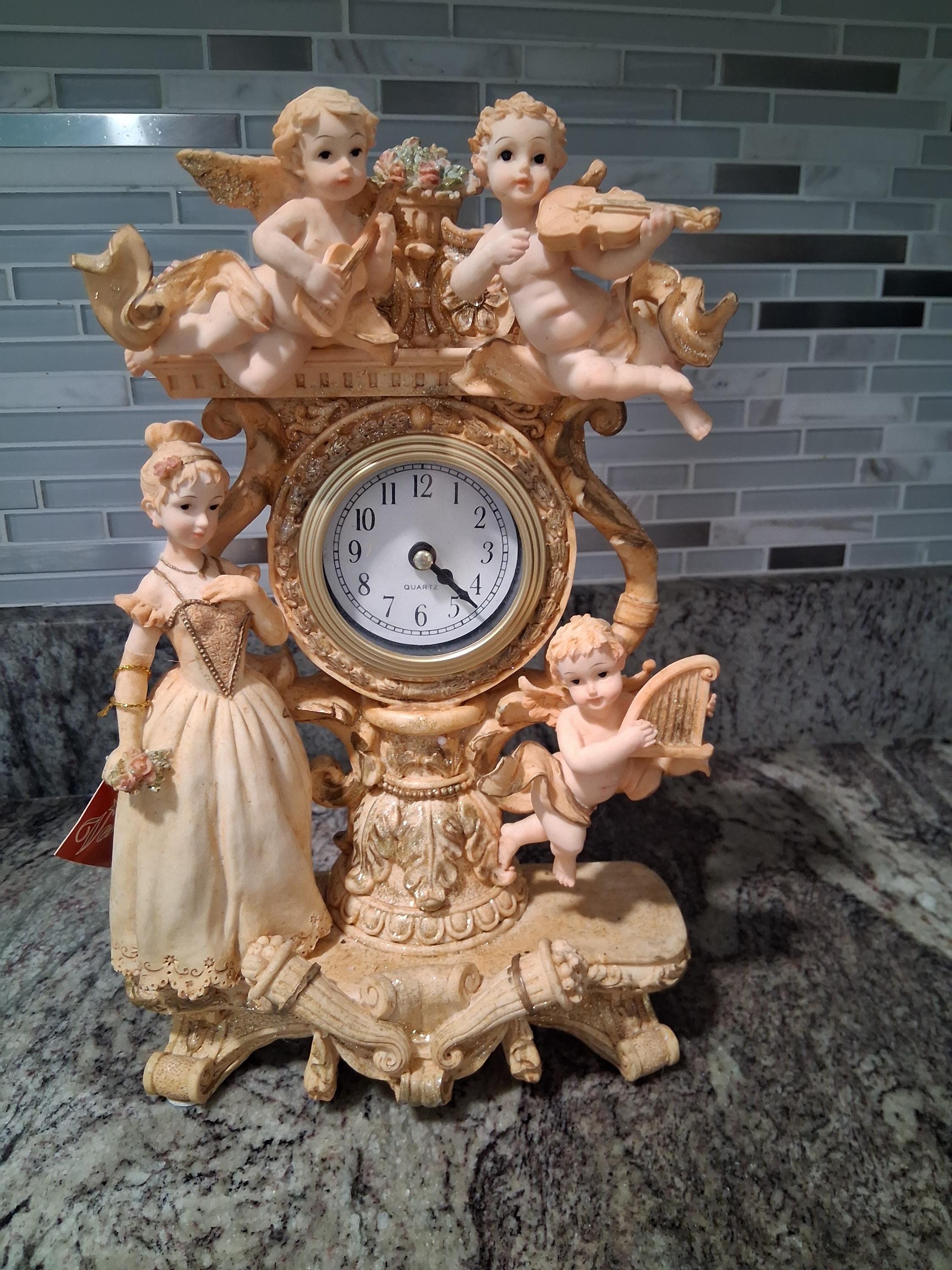 Vintage Angel Clock - Etsy