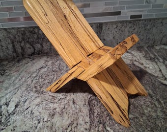 Vintage Wooden Maple Stand Easel Book Doll Display