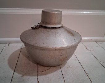 Vintage Tiki Torch, Kerosene Lamp, Oil Lamp, Aluminum