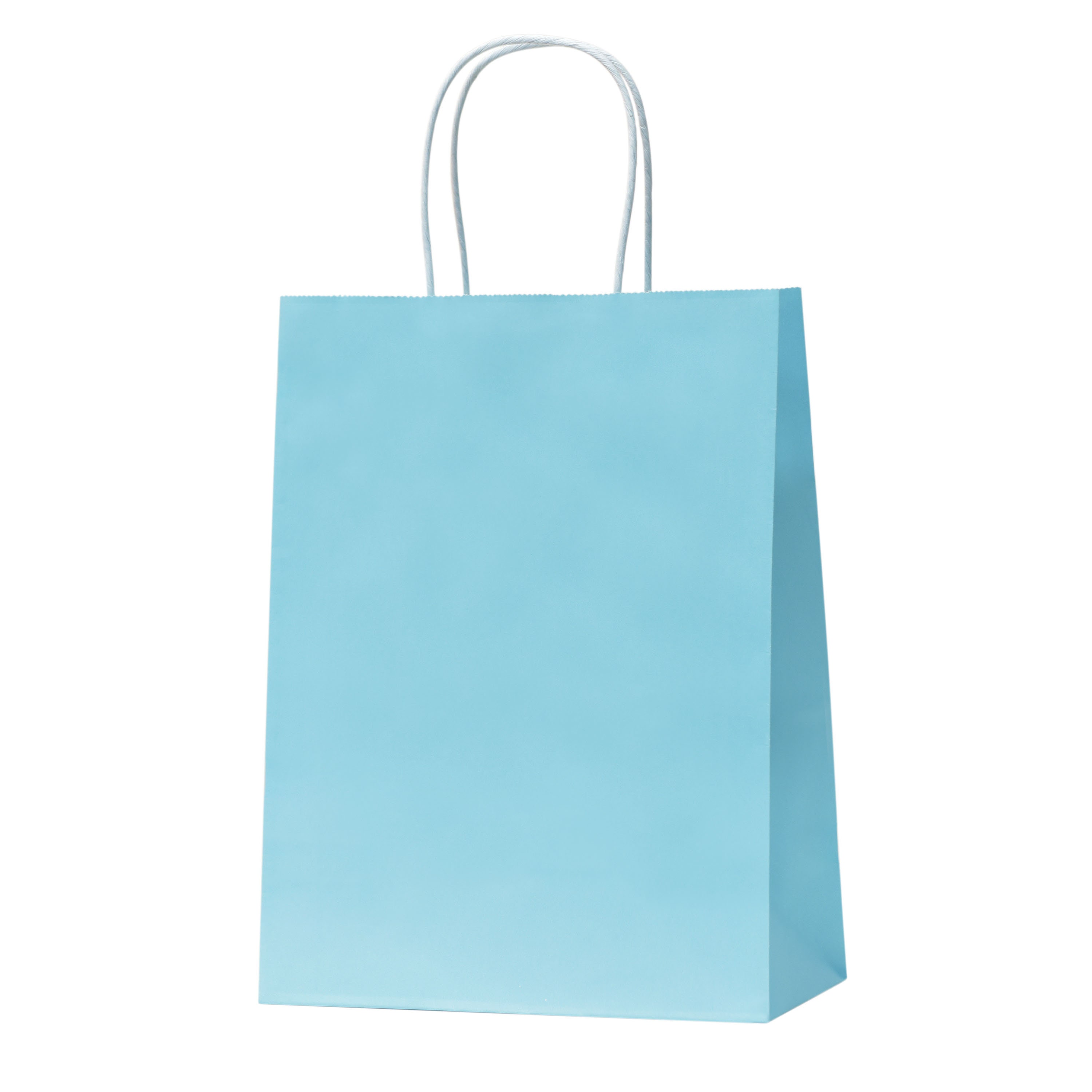 Light Blue Gift Bags Bulk Pack Medium Gift Bags With Handle. for Gifts, Wedding, Birthday