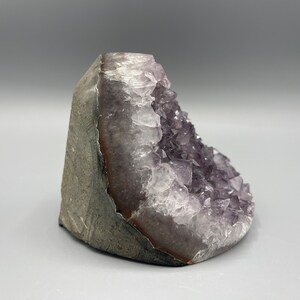 Natural Uruguayan Amethyst Geode Raw Crystal Cluster Pink/Light Purple 1059g