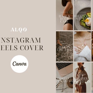 May include: A collage of nine Instagram reel covers with text overlays. The text includes "Hair & Body Care", "Breakfast & Lunch", "Decor Haul", "Day in the Life", "Jewellery Collection", "Holiday Trip", "Content Planning", "Work Outfits", and "Outfit Ideas".