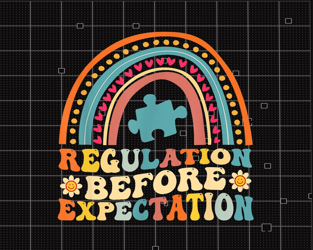 Regulation Before Expectation Png Autism Awareness Png Etsy