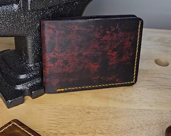 Patrón de cartera plegable de cuero para hombre para billetes y tarjetas ** ARCHIVO DE PLANTILLA ** PDF