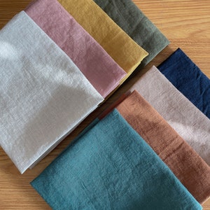 Earthy Soft Organic 100% Linen Fabric by the Yard, Enzyme washed, European flax, OKEO-TEX certified. Ships from US