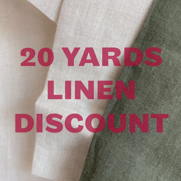 Bulk Linen Fabric Etsy