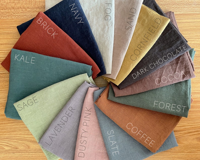 25% Bulk Discount 40 Yards per color Organic Linen Soft Organic Premium Linen Fabric, European flax, OKEO-TEX certified. Ships from U.S. image 4