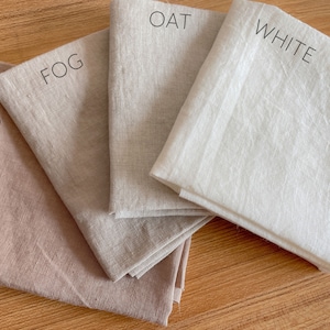 Organic Soft Linen, European flax, OKEO-TEX certified Linen, Enzyme Washed linen by the Yard, 100% Linen. Ships from U.S