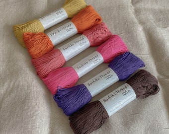 100m Baumwoll-Sashiko-Garn, Quilt-Stickgarn, 100m Strang, Premium-Garn von Olympus