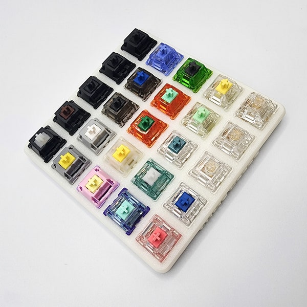 Lume Deluxe Mechanical Keyboard Switch Sampler Pack (Switch Tester)