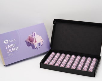 Akko Fairy Silent Linear Switches Stock or Hand Lubed + Filmed