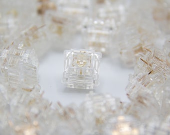 Hand Lubed and Filmed Everglide Aqua King V3 Linear Switches