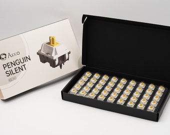 Akko Penguin Silent Tactile Switches Stock or Hand Lubed and Filmed