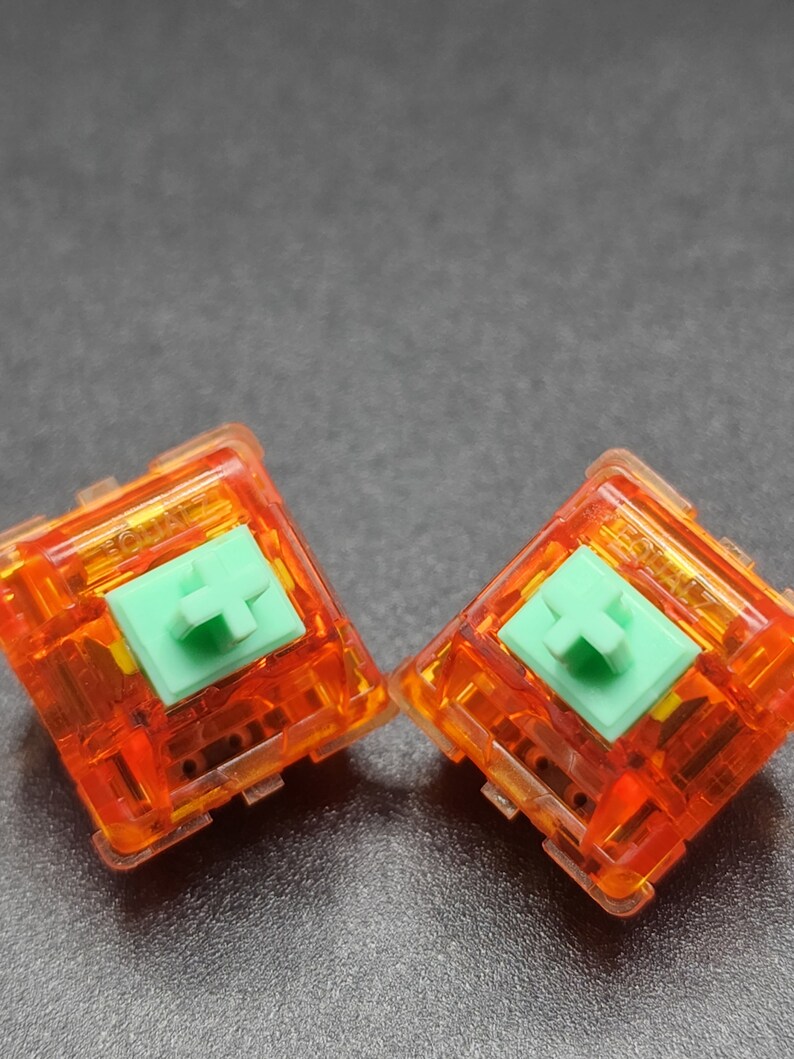 C3 Equalz X TKC 62g Tangerine Linear Switches lubed and Etsy