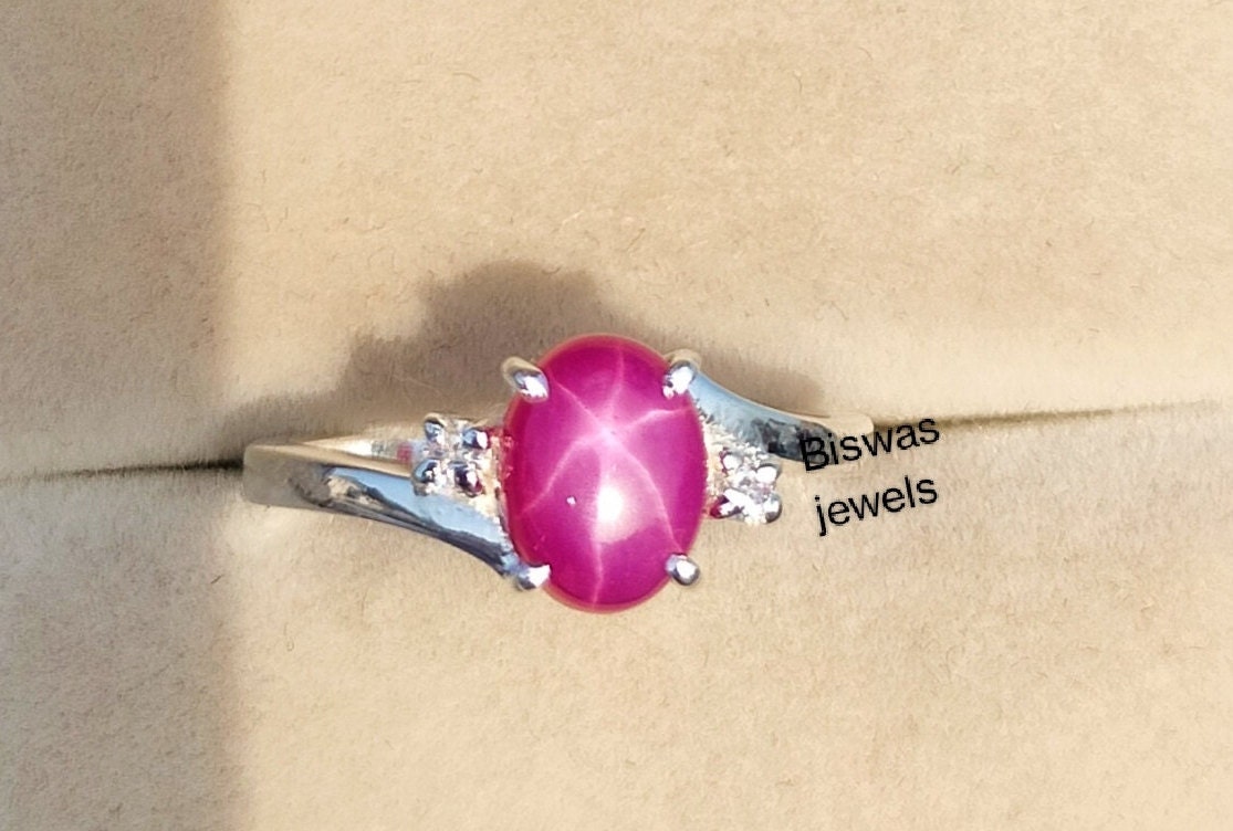 Past Present Future Ring Design with Cushion Cut Pink Sapphire and Trillion  Diamonds in Platinum (GR-5576)