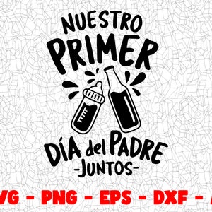 Dia del Papa SVG, snijbestand, png dxf digitale clipart, ideaal voor vinylstickers, stickers, T-shirts, mokken en meer! Dia del Padre, Vaderdag